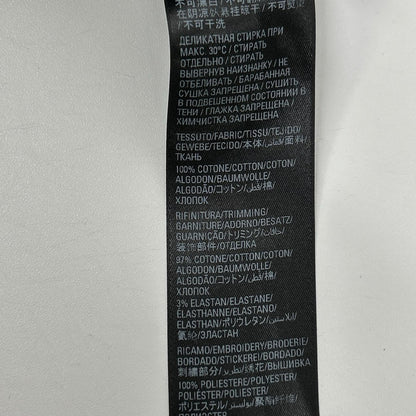 BALENCIAGA 21SS Logo Embroidery UNITY T-Shirt Black Size 3