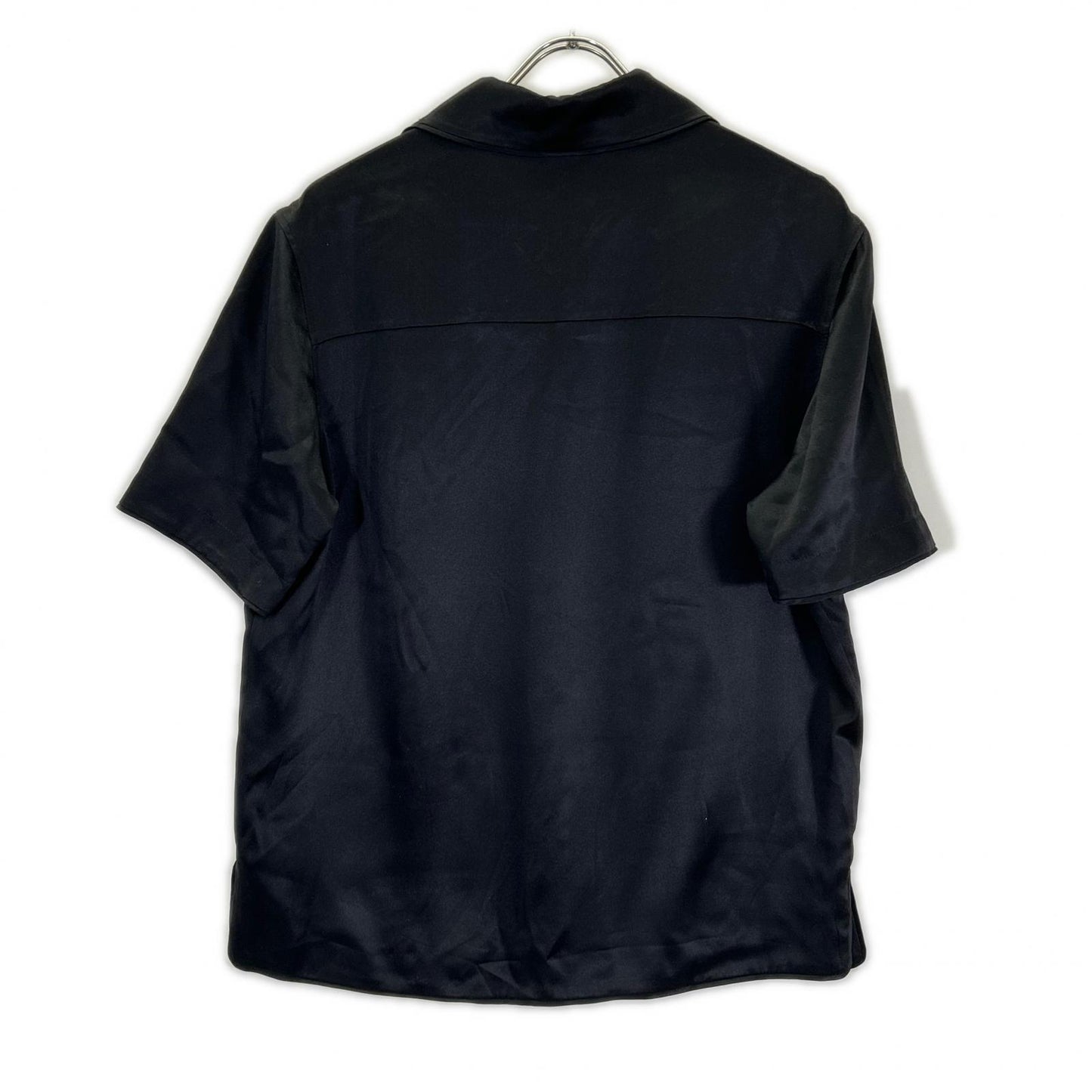 ALEXANDER WANG Silk Charmeuse Embroidered Shirt Size XS