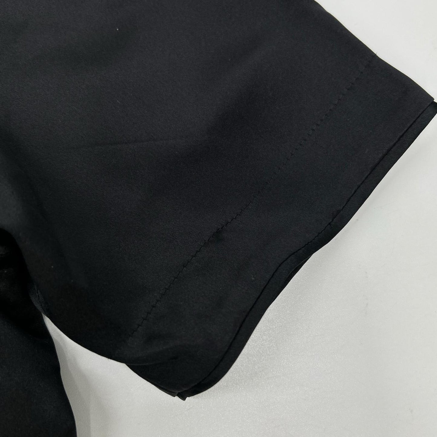 ALEXANDER WANG Silk Charmeuse Embroidered Shirt Size XS