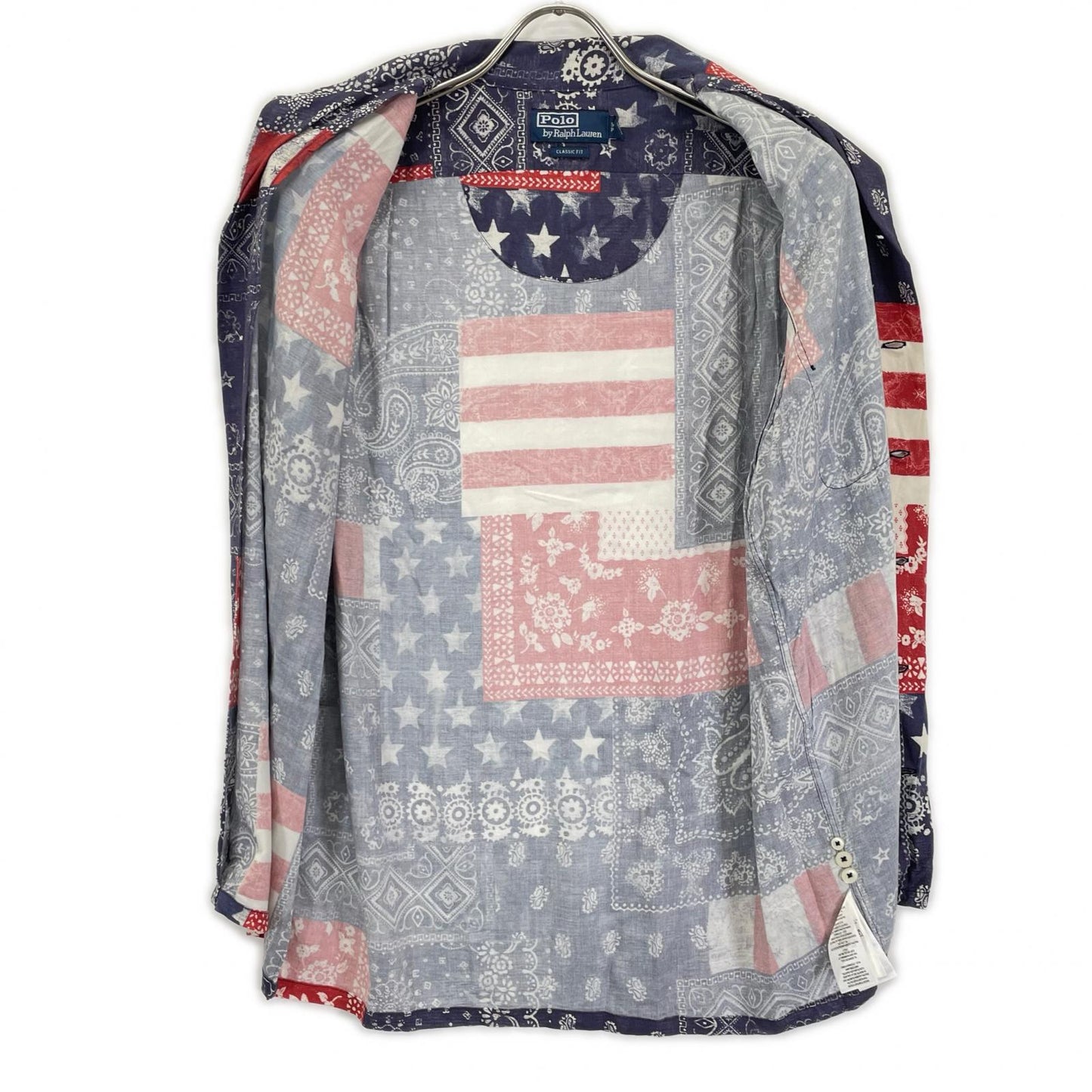 POLObyRalphLauren Stars/Stripes Paisley Polo Shirt Size S