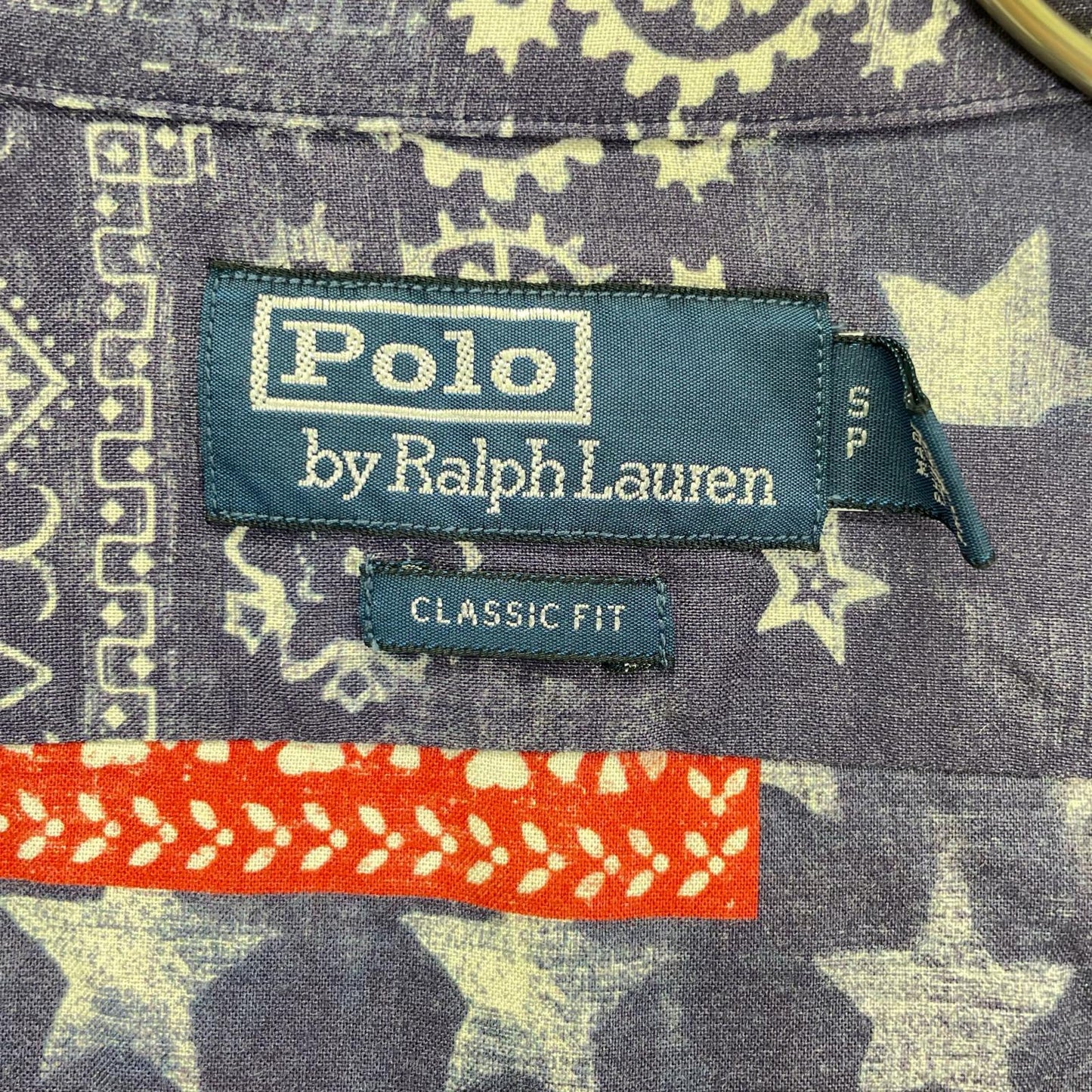 POLObyRalphLauren Stars/Stripes Paisley Polo Shirt Size S