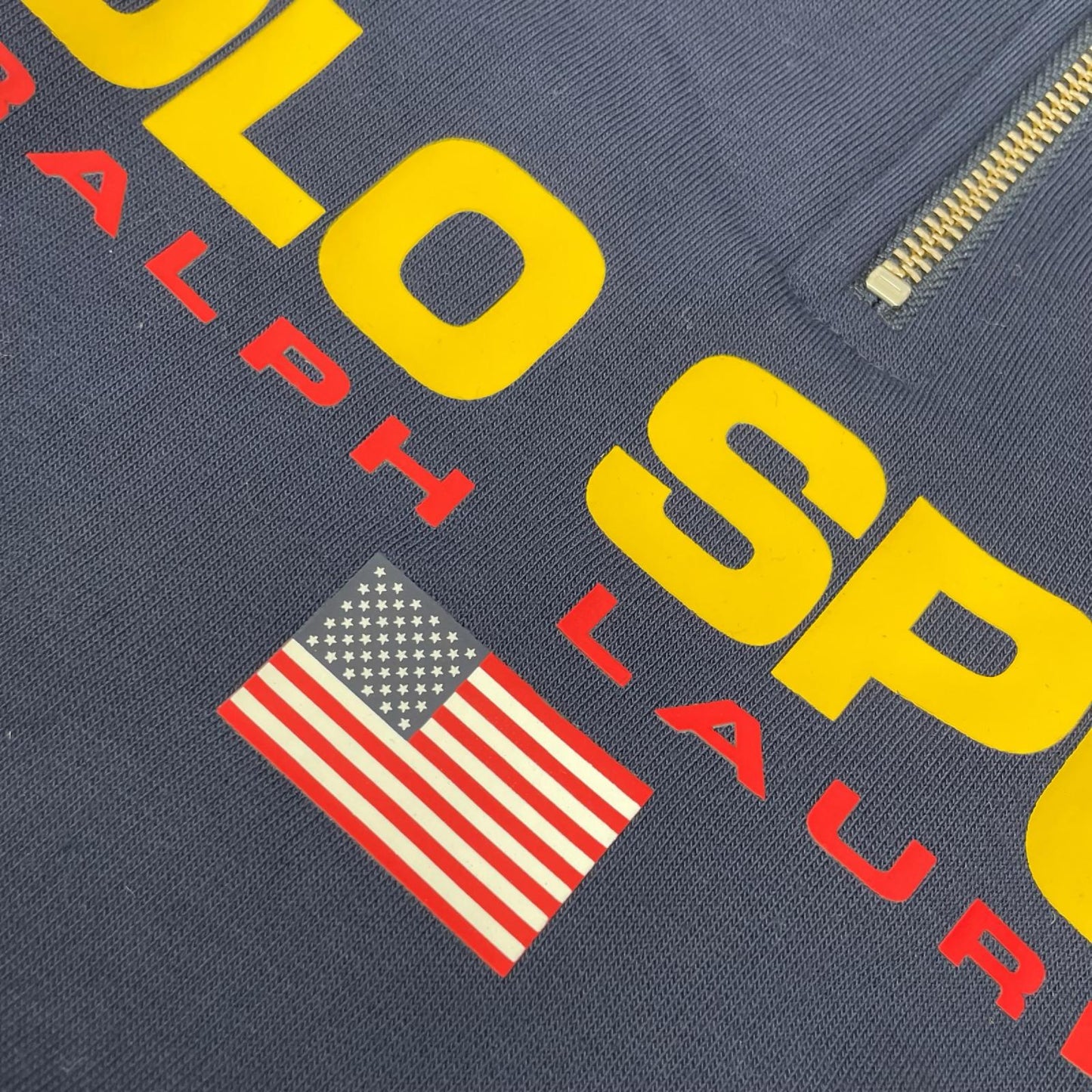 PoloSportRalphLauren Navy Sweatshirt Polyester Size M