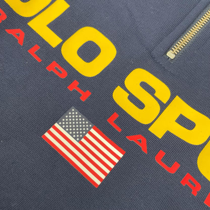 PoloSportRalphLauren Navy Sweatshirt Polyester Size M