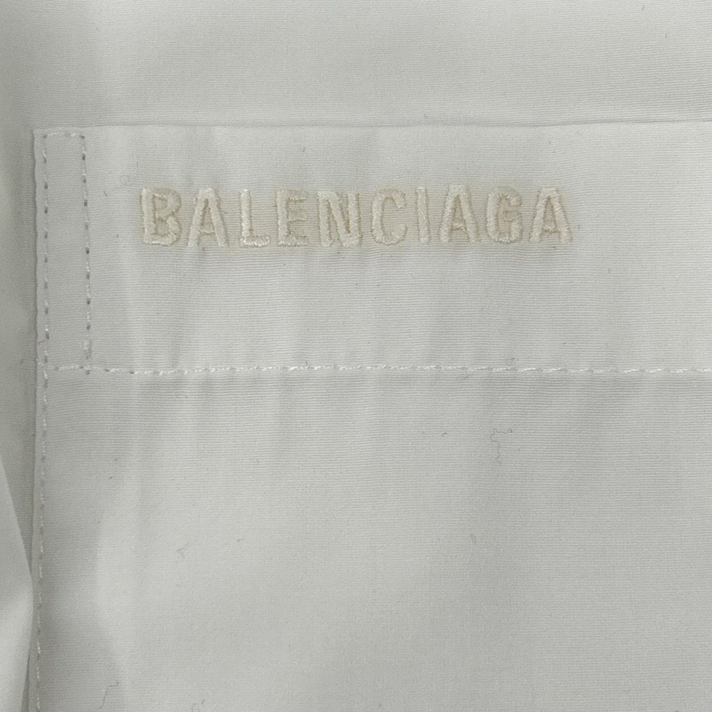 BALENCIAGA 21 Oversized Polyester Shirt Size L
