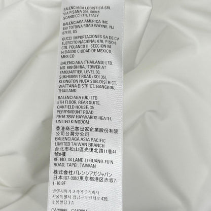 BALENCIAGA 21 Oversized Polyester Shirt Size L