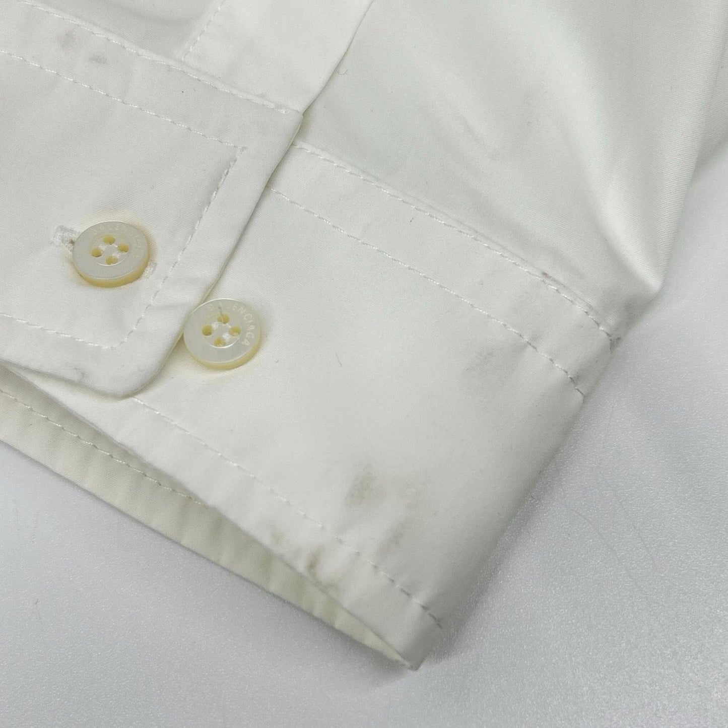 BALENCIAGA 21 Oversized Polyester Shirt Size L