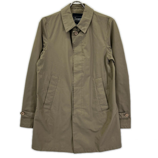 HERNO Beige GORE-TEX Laminar Mac Coat Size 46