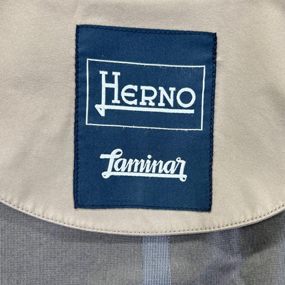 HERNO Beige GORE-TEX Laminar Mac Coat Size 46