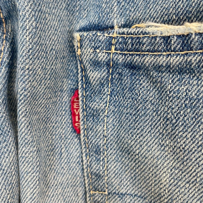 LEVI'S 37501 1937 Reissue Cinch Back Indigo Jeans Size 32