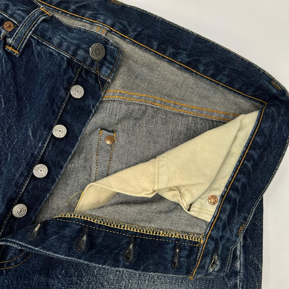 LEVI'S 90s USA Valencia 501 Straight Jeans Indigo