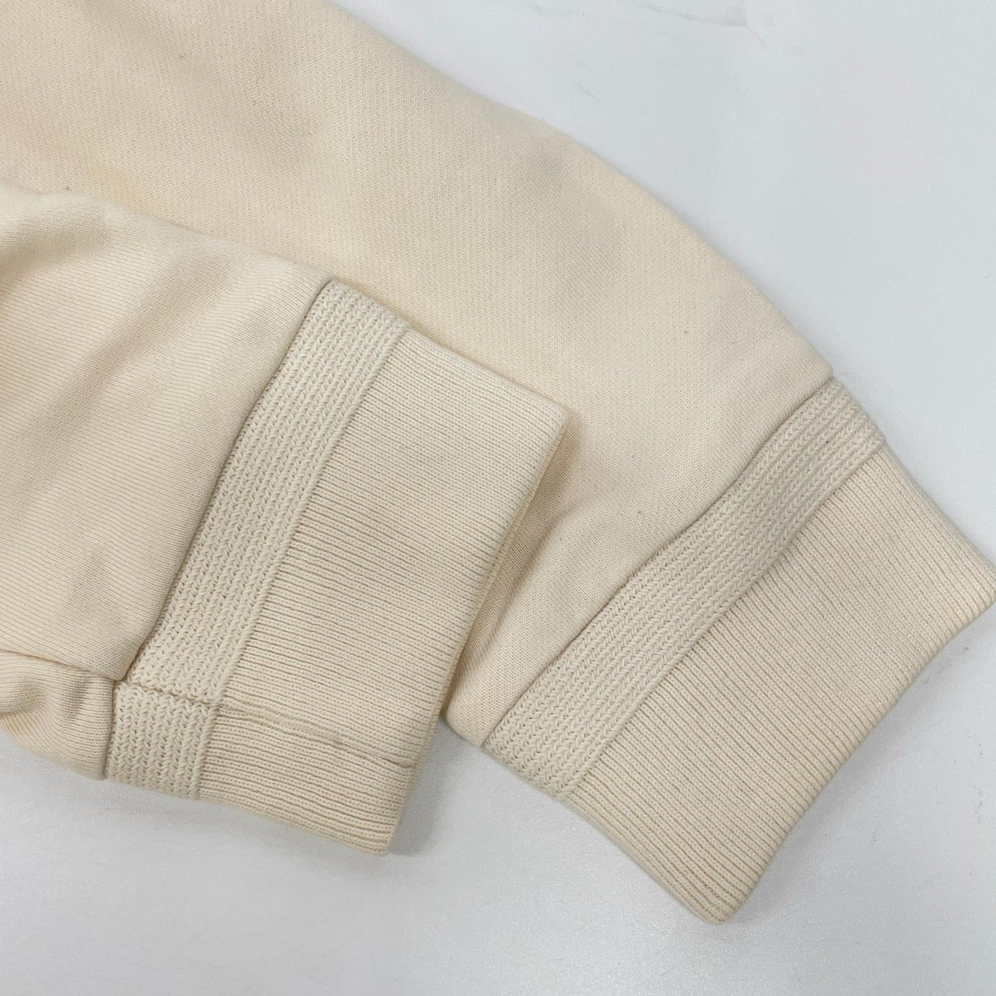 MONCLER 2016 Ivory Triple Patch Zip Hoodie Size S