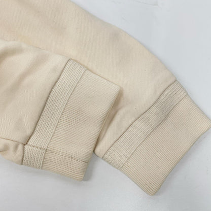MONCLER 2016 Ivory Triple Patch Zip Hoodie Size S
