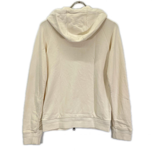 MONCLER 2016 Ivory Triple Patch Zip Hoodie Size S