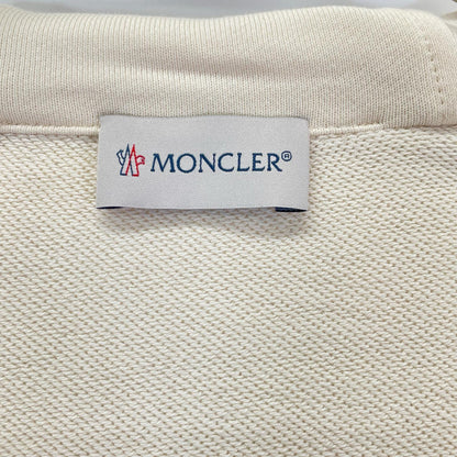 MONCLER 2016 Ivory Triple Patch Zip Hoodie Size S