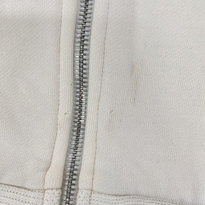 MONCLER 2016 Ivory Triple Patch Zip Hoodie Size S