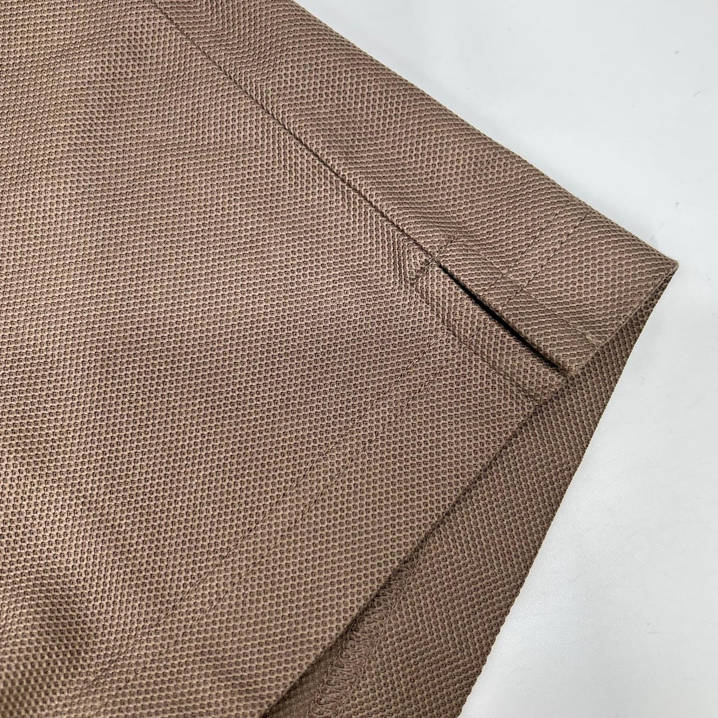 BURBERRY 26SS Brown Check Collar Polo Size L