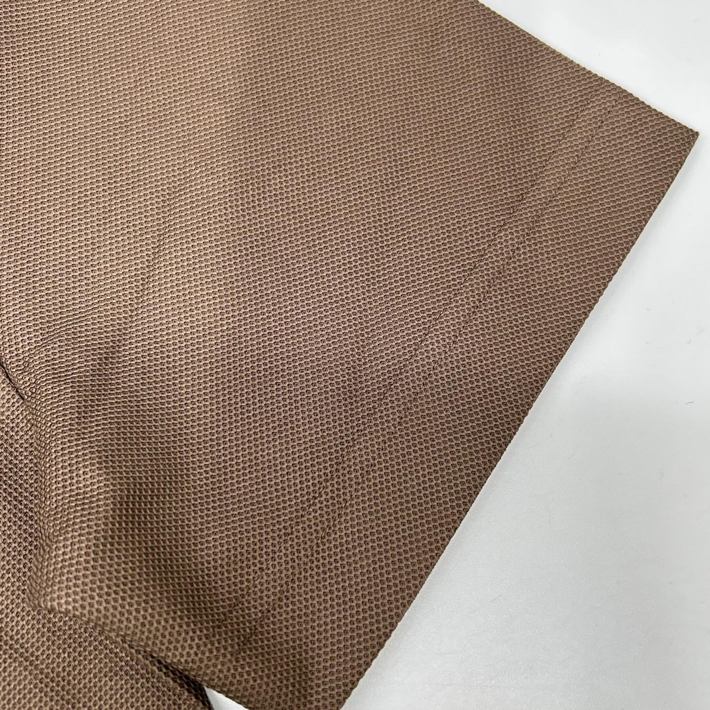 BURBERRY 26SS Brown Check Collar Polo Size L