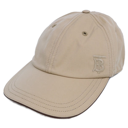 BURBERRY Beige TB Logo Embroidered 6-Panel Cap Size S