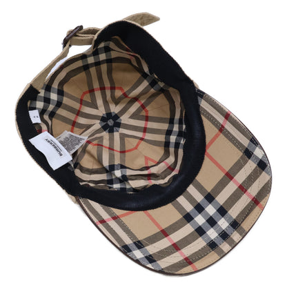 BURBERRY Beige TB Logo Embroidered 6-Panel Cap Size S