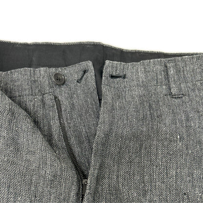 Yohji Yamamoto PH 24SS Grey Linen Twill Pants Size 2