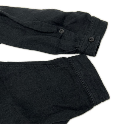 Yohji Yamamoto PH 22SS Black Linen Topper Shirt Size 1