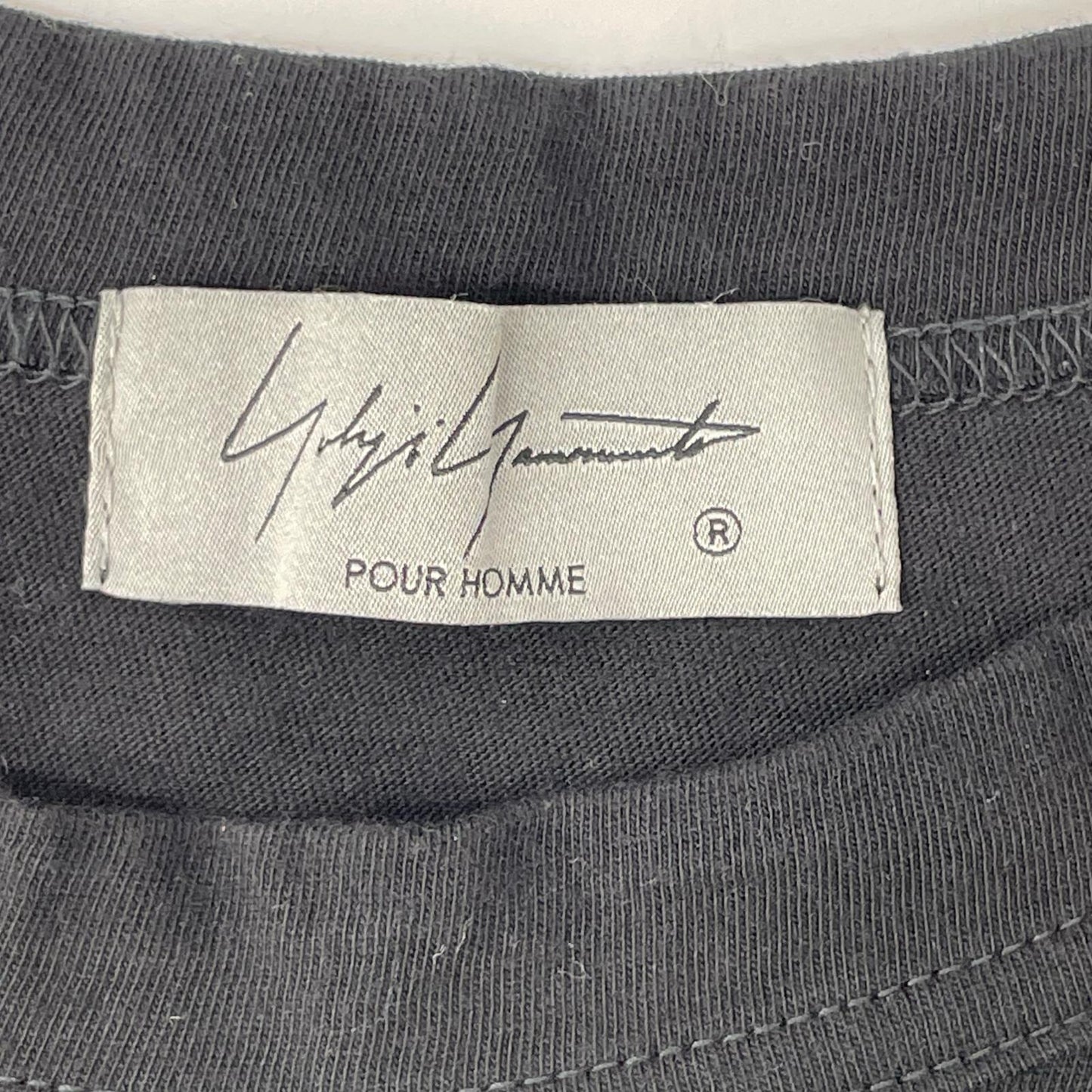 Yohji Yamamoto POUR HOMME Black Ultima Jersey T-Shirt Size 3
