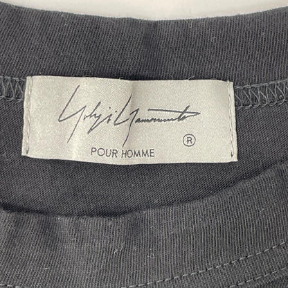 Yohji Yamamoto POUR HOMME Black Ultima Jersey T-Shirt Size 3