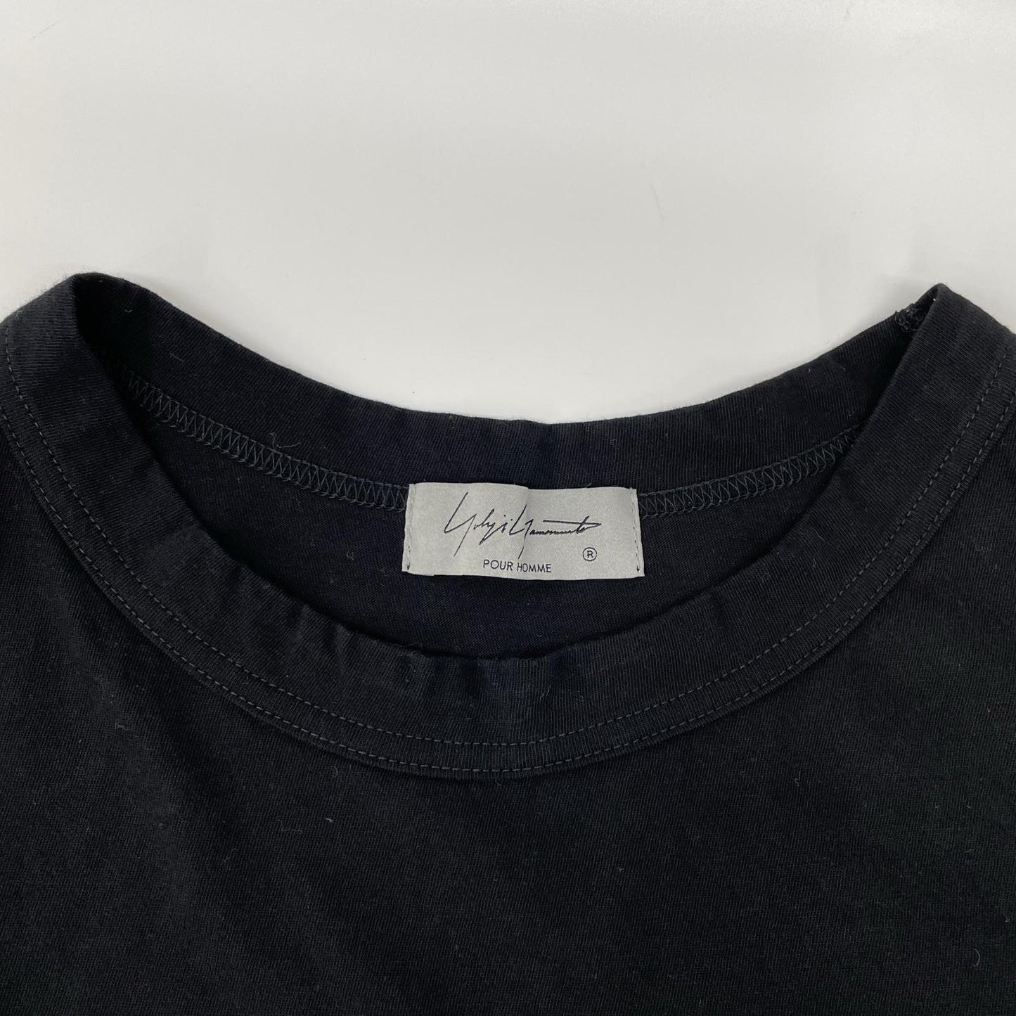 Yohji Yamamoto POUR HOMME Black Ultima Jersey T-Shirt Size 3