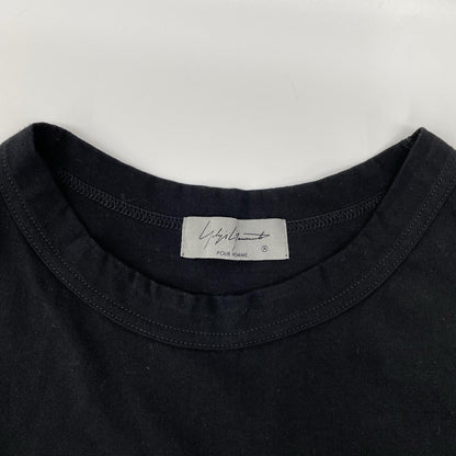 Yohji Yamamoto POUR HOMME Black Ultima Jersey T-Shirt Size 3