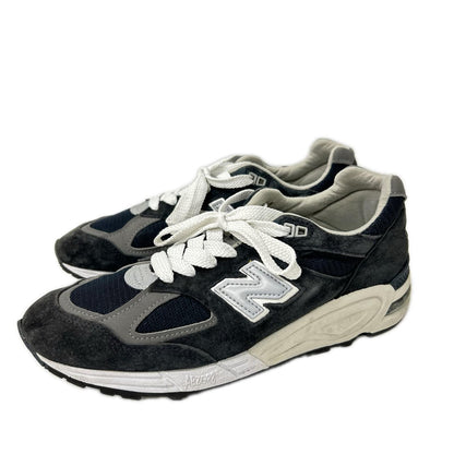 NEW BALANCE Gray M990NB2 USA Made Suede V2 Sneakers Size 25