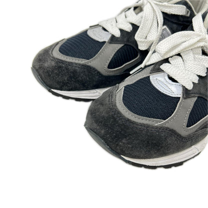 NEW BALANCE Gray M990NB2 USA Made Suede V2 Sneakers Size 25
