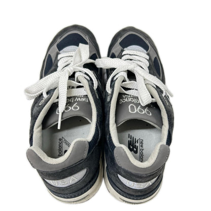 NEW BALANCE Gray M990NB2 USA Made Suede V2 Sneakers Size 25