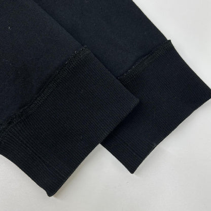 VALENTINO Black Cotton Logo Sweatshirt Size L