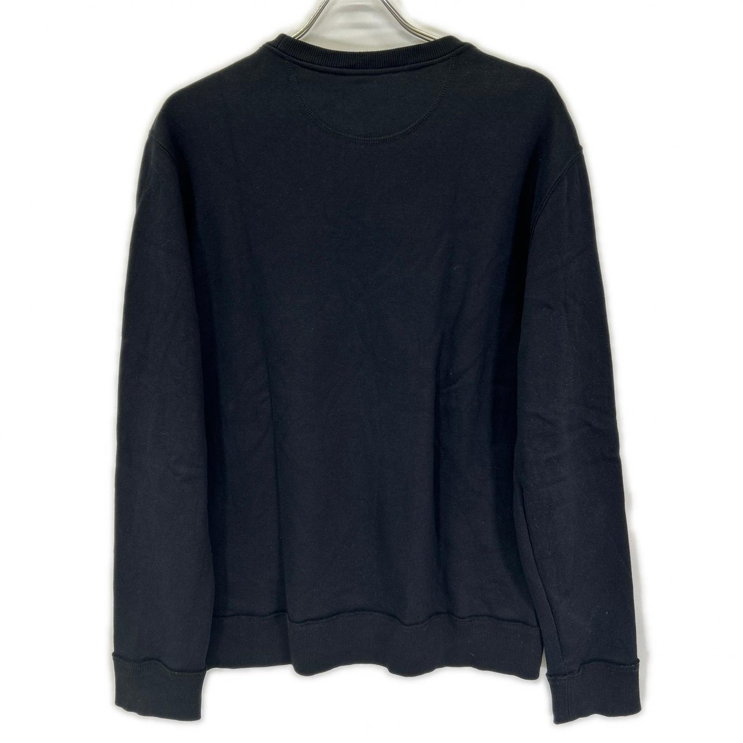 VALENTINO Black Cotton Logo Sweatshirt Size L