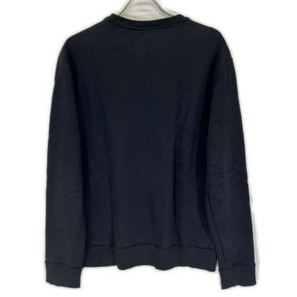VALENTINO Black Cotton Logo Sweatshirt Size L