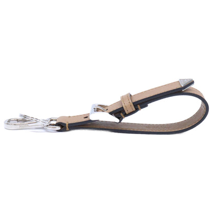 PRADA Caramel Saffiano Keyring Size ONE SIZE
