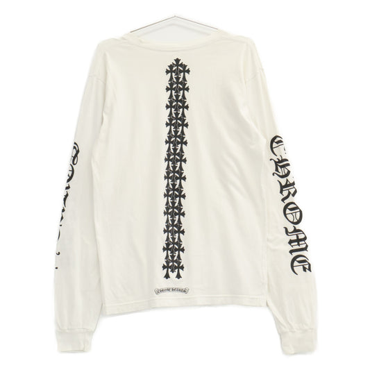 Chrome hearts Cemetery Cross Long T-Shirt White Size M