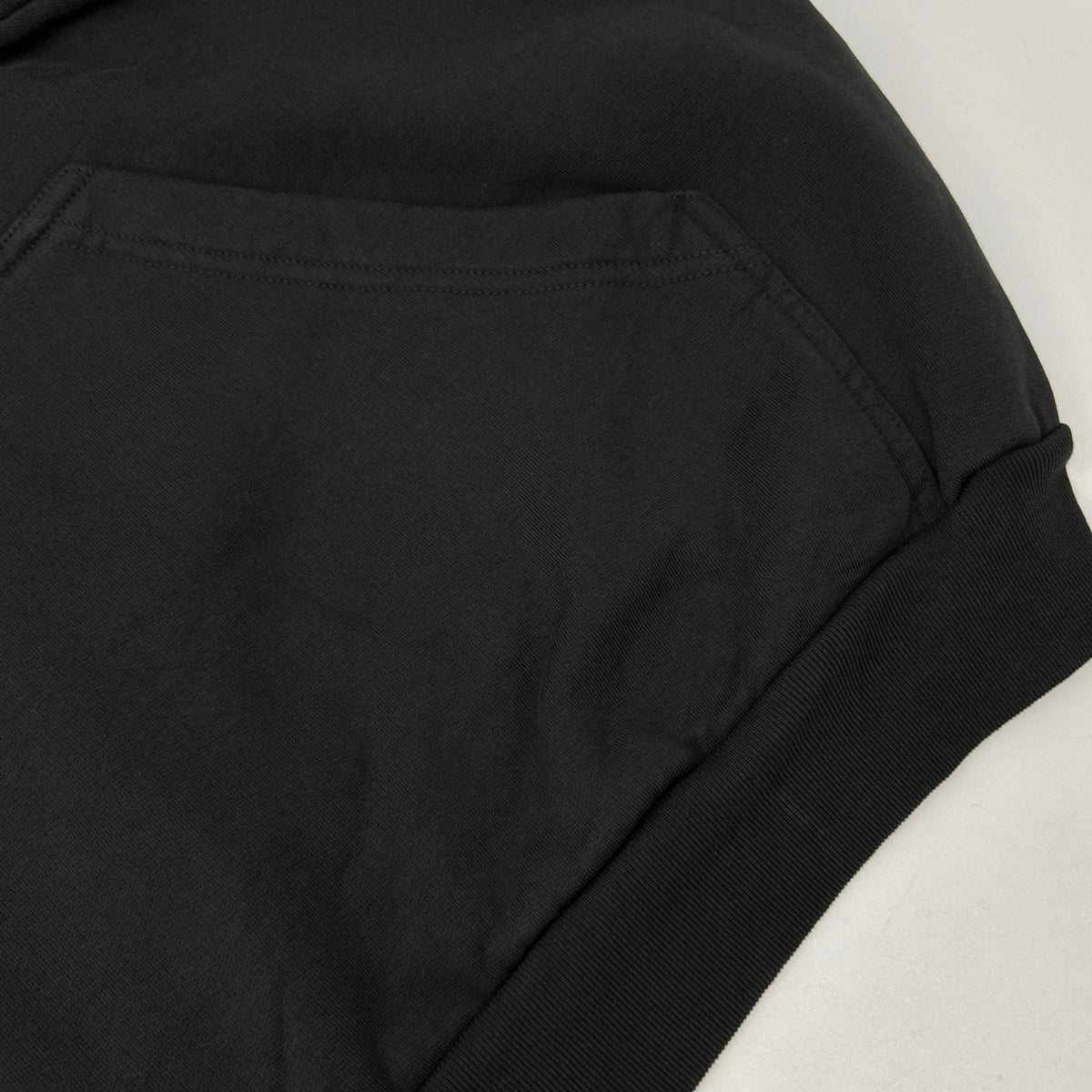BALENCIAGA 24AW Logo Vintage Print Hoodie Black Size XXS