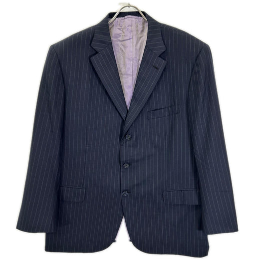 Brioni Brunico Striped 2-Piece Suit Blazer Navy