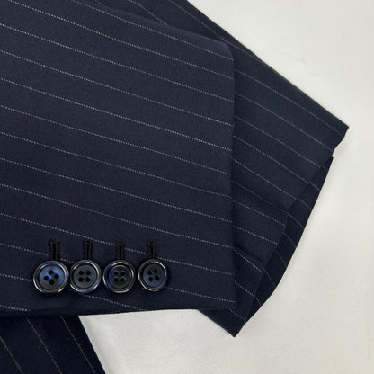Brioni Brunico Striped 2-Piece Suit Blazer Navy
