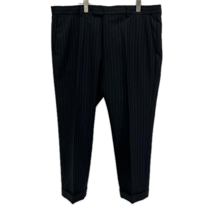 GUCCI Black Stripe 3-Piece Wool Suit Size 54