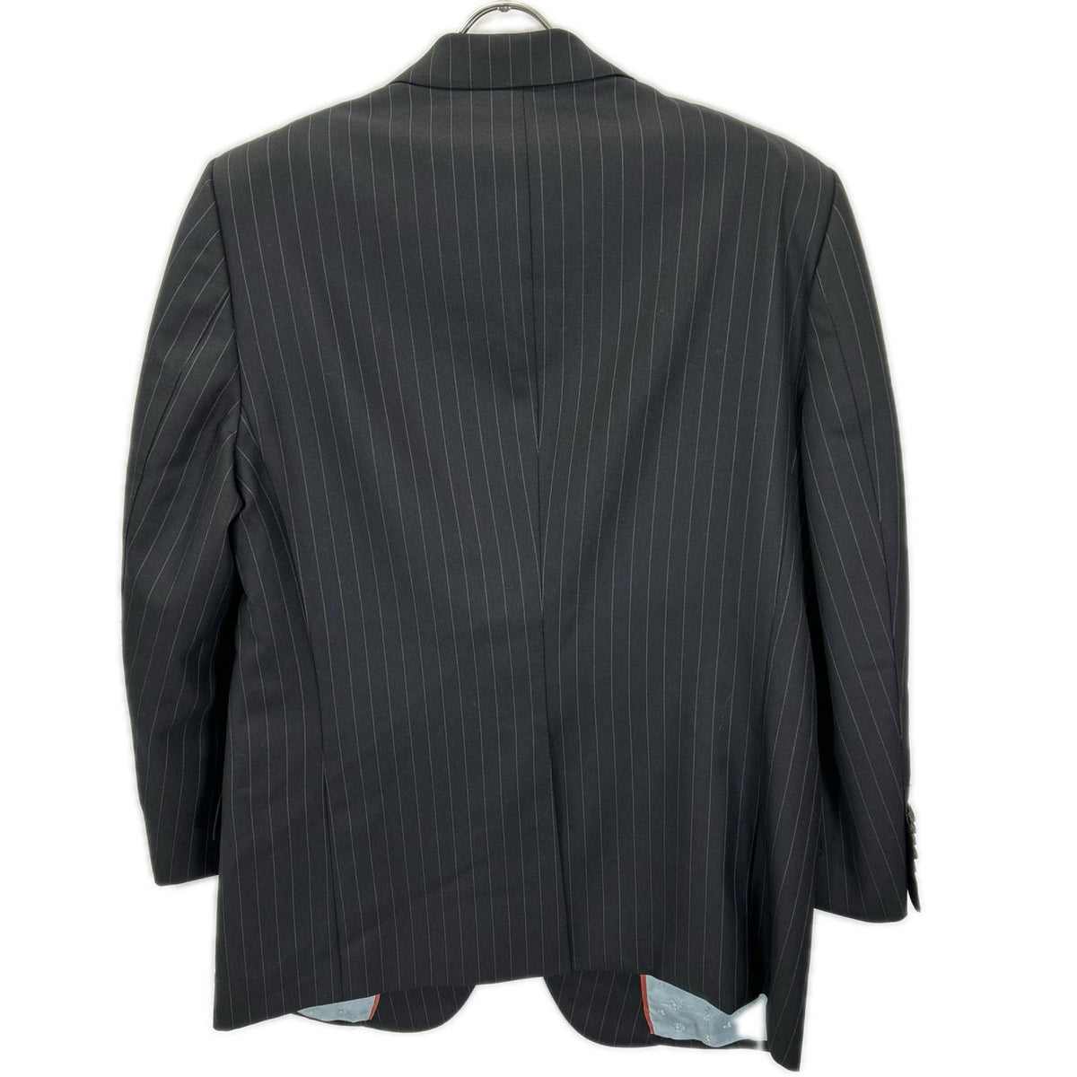 GUCCI Black Stripe 3-Piece Wool Suit Size 54