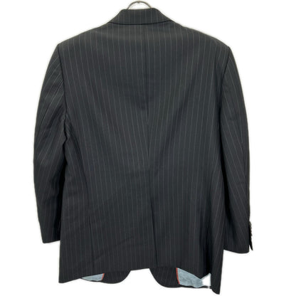 GUCCI Black Stripe 3-Piece Wool Suit Size 54