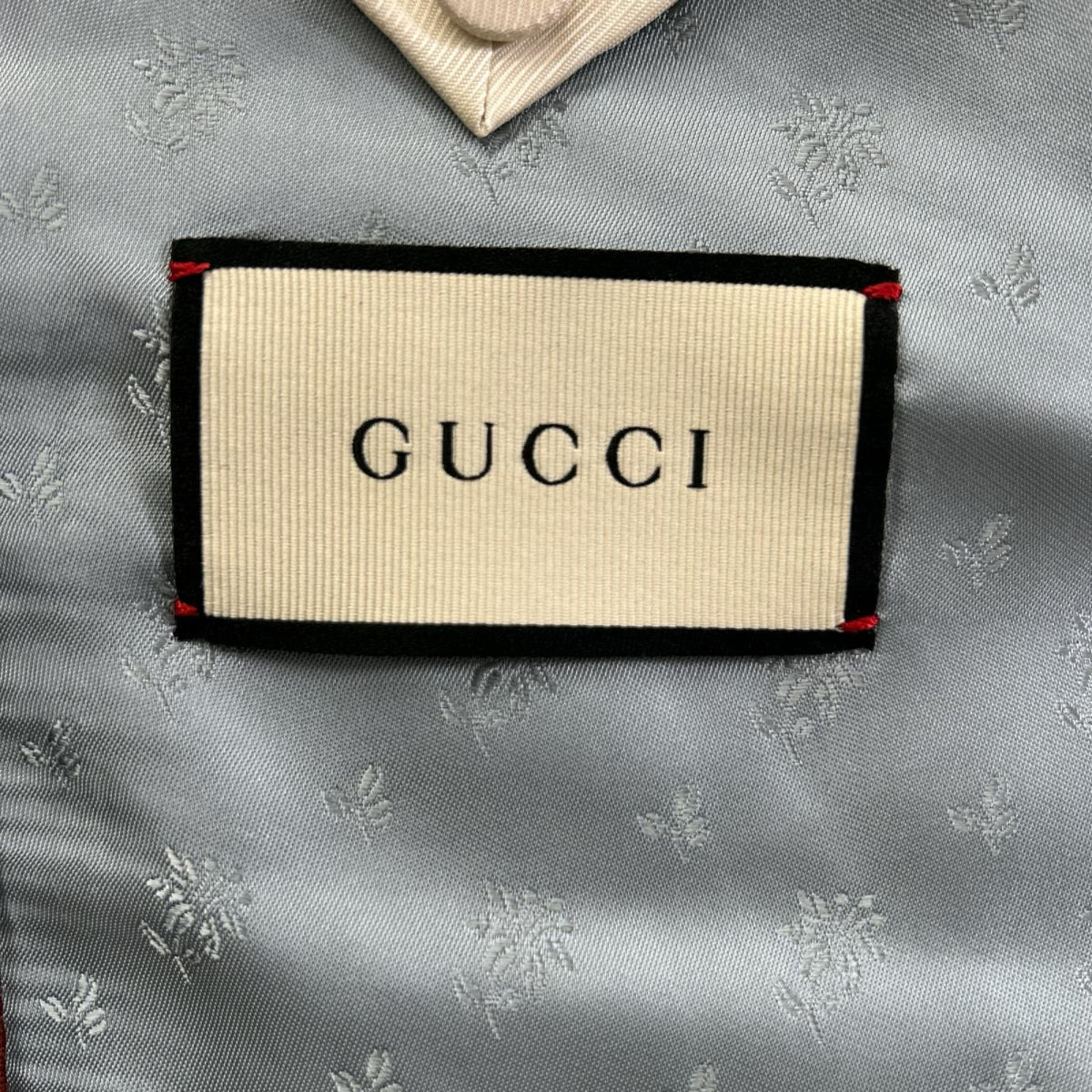 GUCCI Black Stripe 3-Piece Wool Suit Size 54
