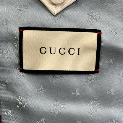 GUCCI Black Stripe 3-Piece Wool Suit Size 54