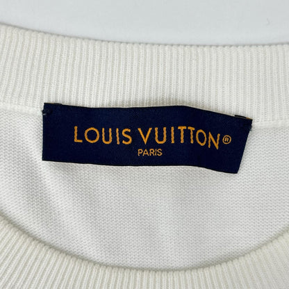 LOUIS VUITTON 23SS Graphic Short Sleeve Knit White Size M