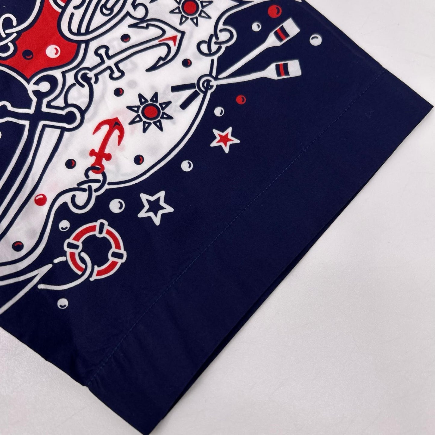 GUCCI Bandana Print Aloha Shirt Navy/White Size 46