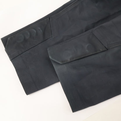BERLUTI Calf Leather 2B Blazer Navy Size A52