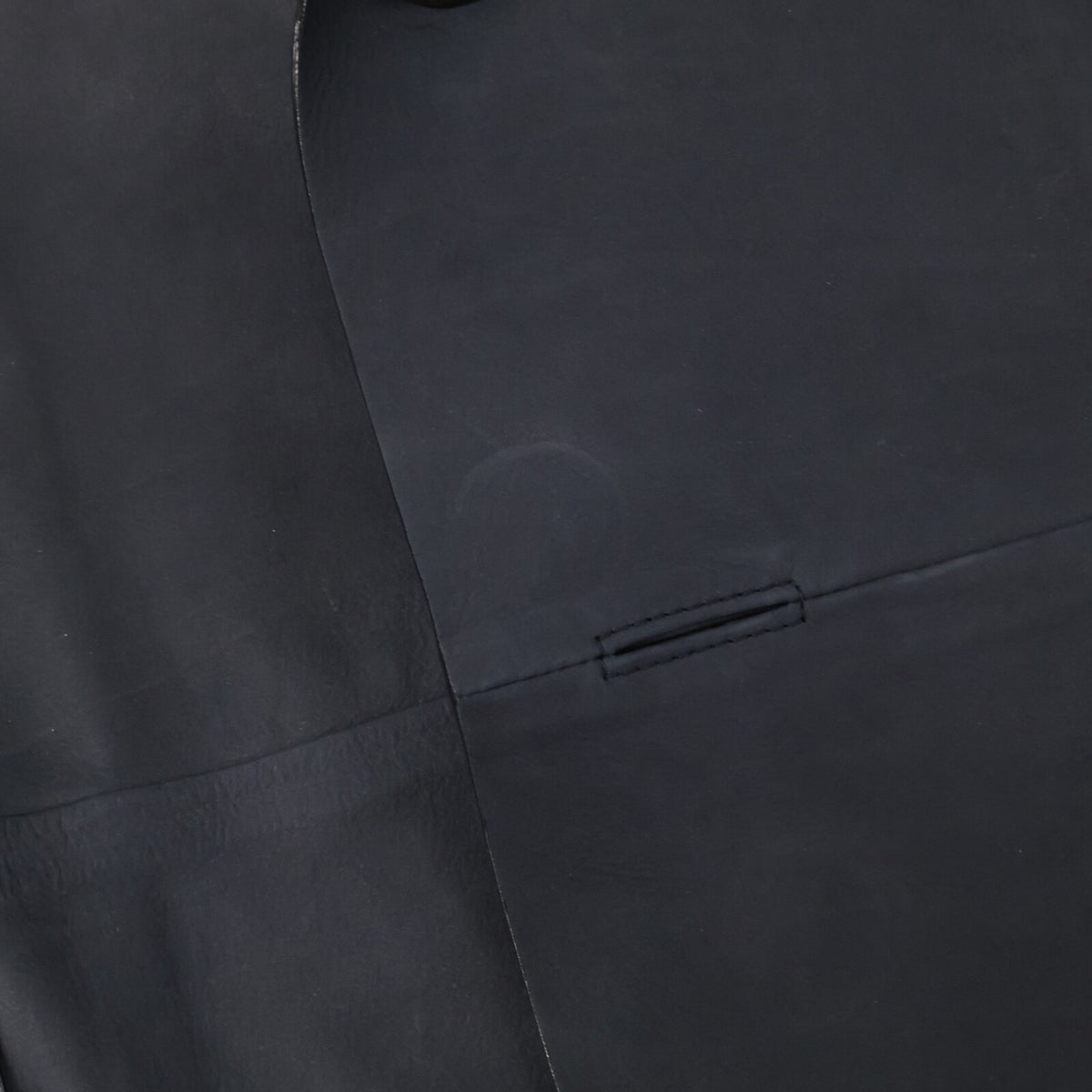 BERLUTI Calf Leather 2B Blazer Navy Size A52