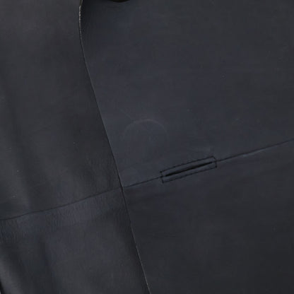BERLUTI Calf Leather 2B Blazer Navy Size A52